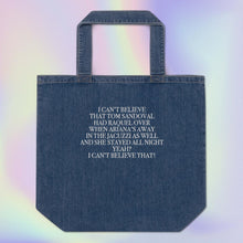 Load image into Gallery viewer, Scandoval Embroidered Denim Tote Bag