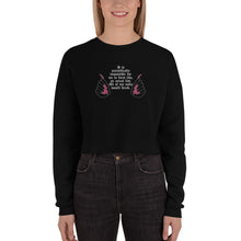 Load image into Gallery viewer, Scheana's Science Embroidered Crop Sweatshirt