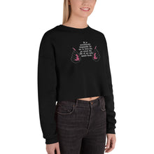 Load image into Gallery viewer, Scheana's Science Embroidered Crop Sweatshirt