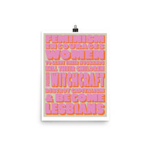 Load image into Gallery viewer, Feminism Poster - Pink
