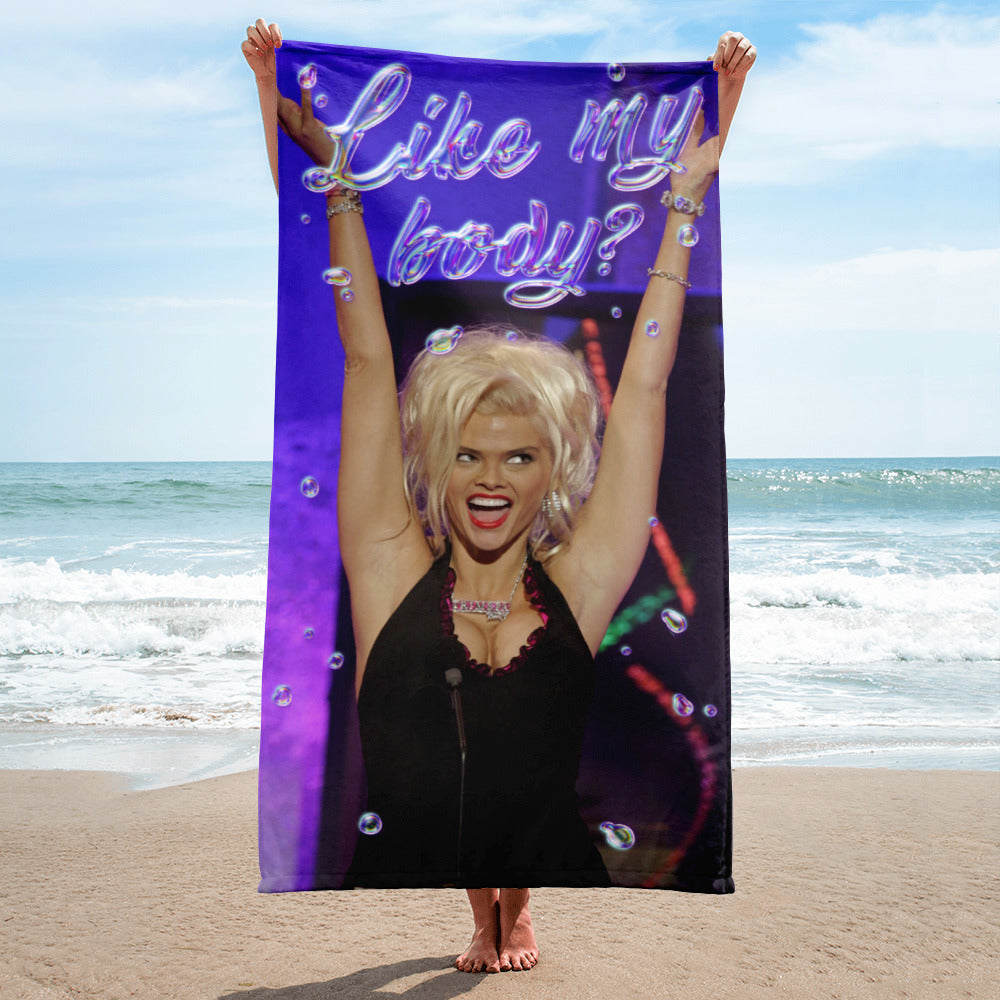 Anna Nicole Smith Beach Towel