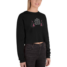 Load image into Gallery viewer, Scheana&#39;s Science Embroidered Crop Sweatshirt
