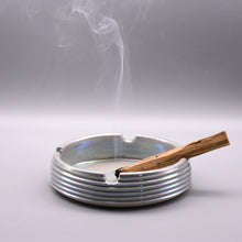 Load image into Gallery viewer, Silver Iridescent Ceramic Ashtray
