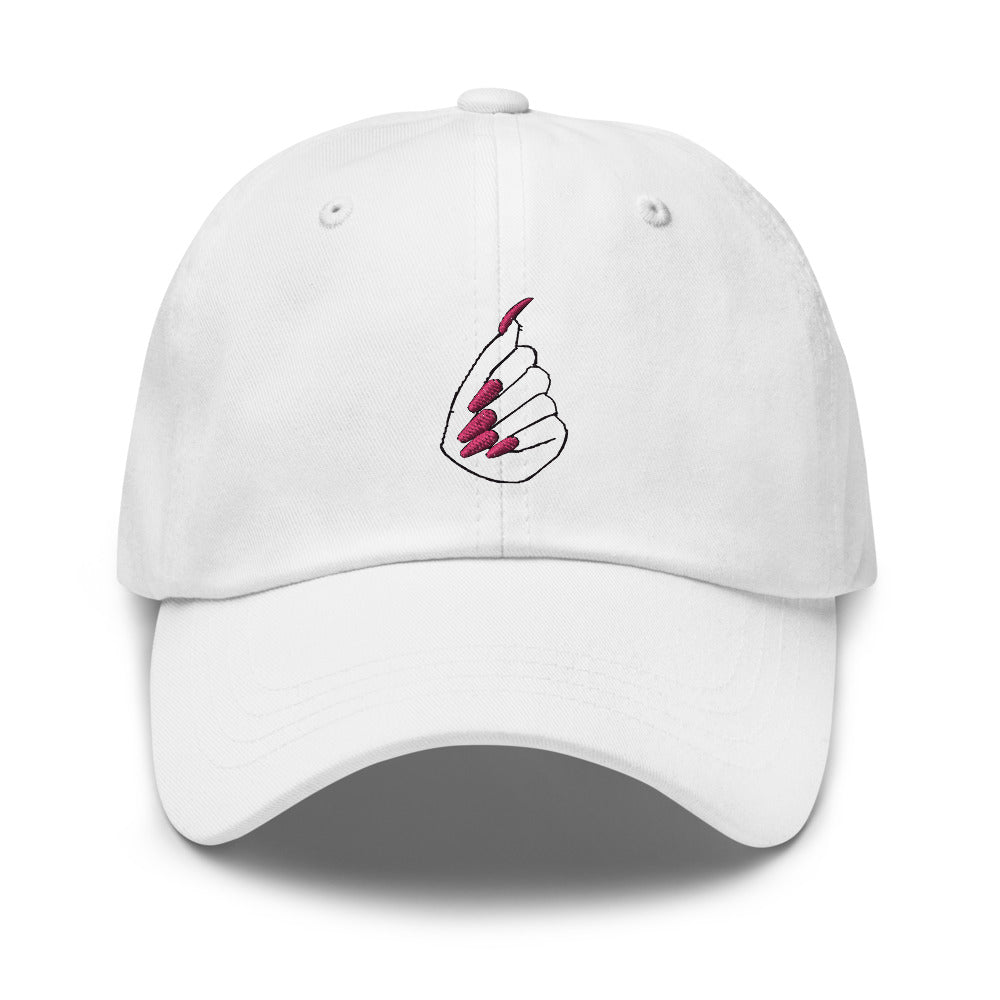 Just the Tips Hat - White